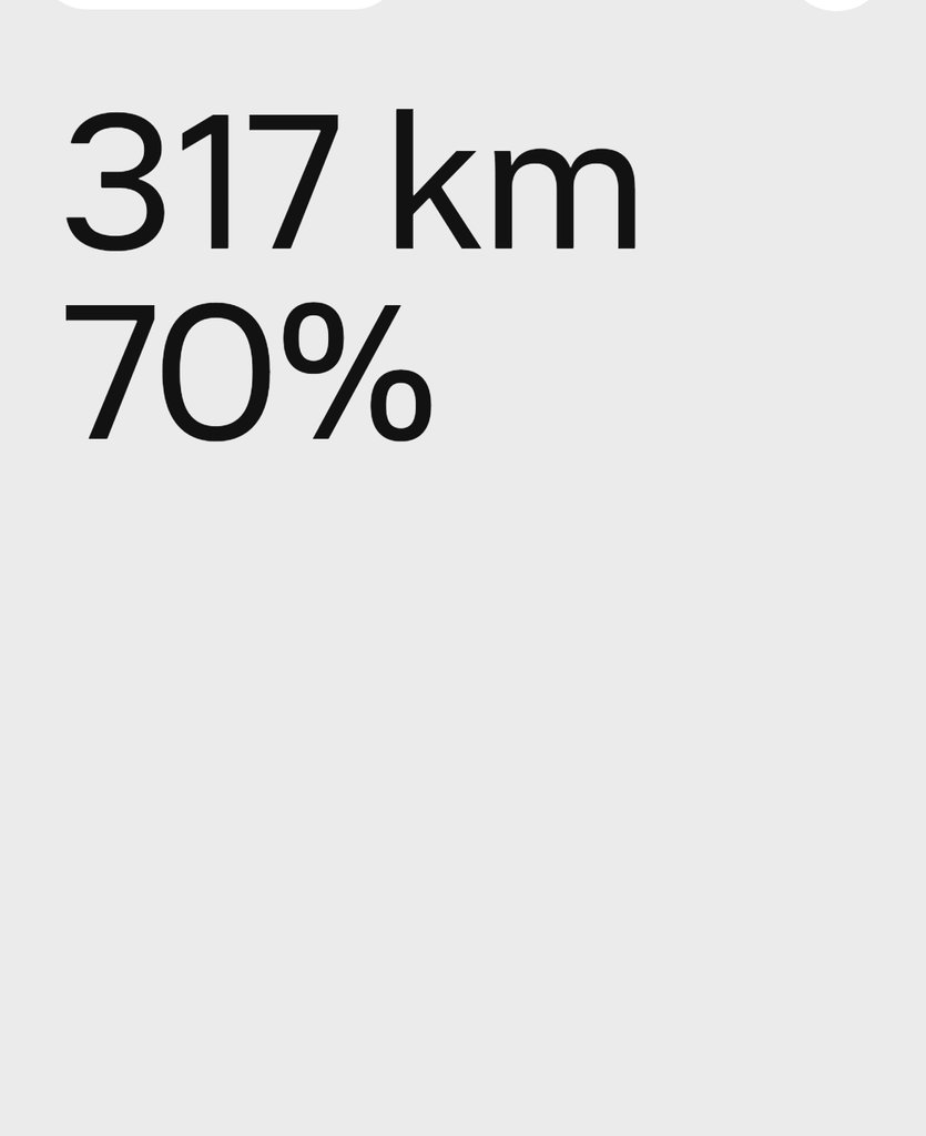 9/29 充電終了時（残量70%・航続距離317km）